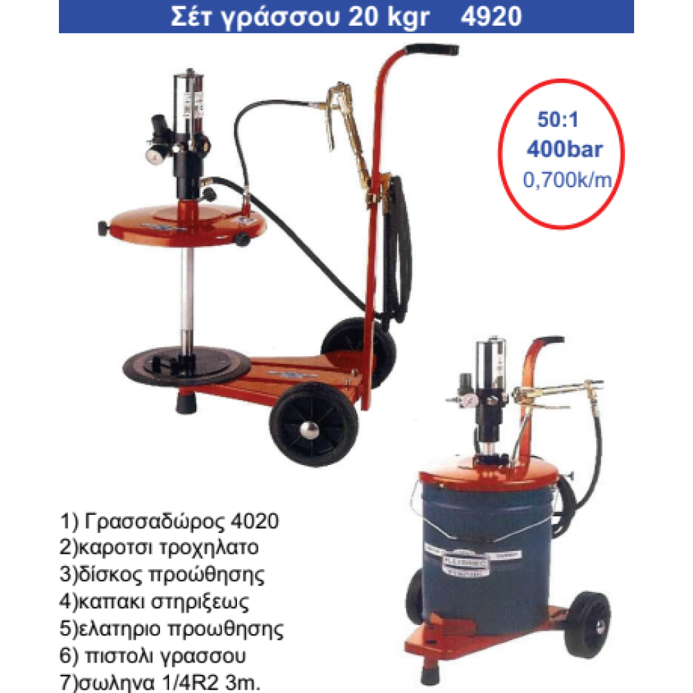 ΣΕΤ ΓΡΑΣΣΟΥ 20kgr  ΣΕΤ ΓΡΑΣΣΟΥ 20kgr