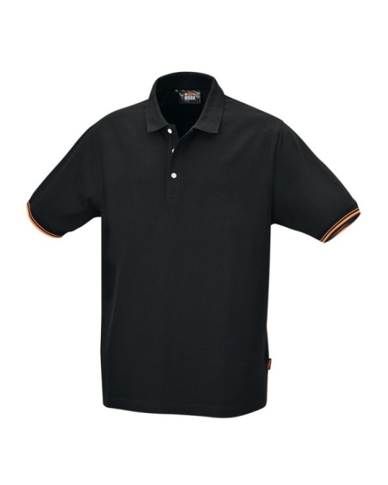 Polo 3 Bottoni In 100% Cotone 200 G, Nero - BetaWORK 7547N