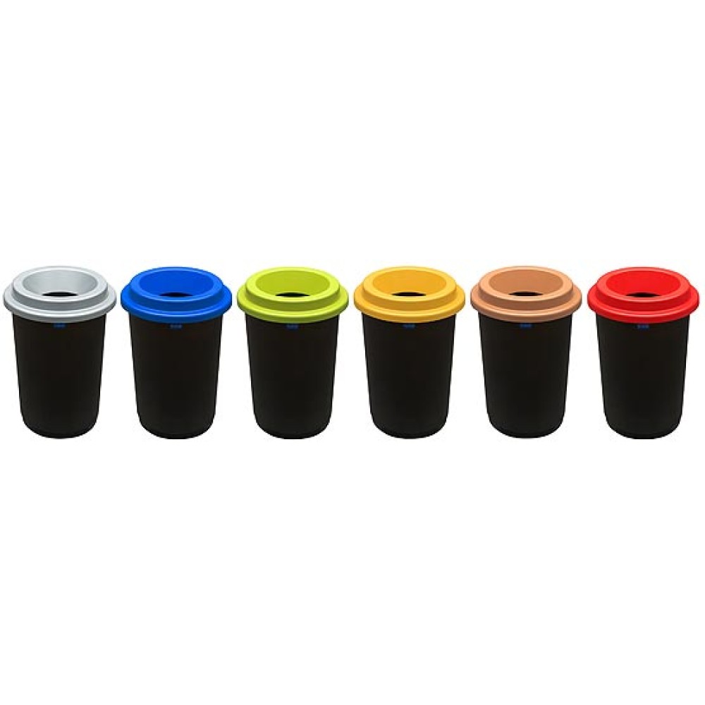 Κάδοι απορριμάτων πλαστικοί 50 Lt, στρόγγυλοι (ανθρακί) Κάδοι απορριμάτων πλαστικοί 50 Lt, στρόγγυλοι (ανθρακί)