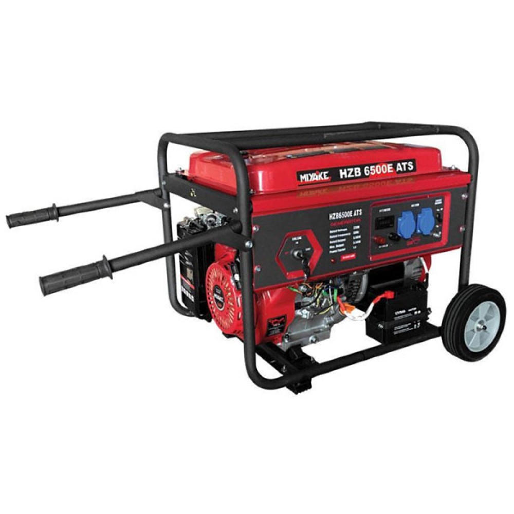 Γεννήτρια βενζίνης MIYAKE HZB 6500 ATS τετράχρονη αυτόματη με ενσωματωμένα ρελέ μεταγωγής Γεννήτρια βενζίνης MIYAKE HZB 6500 ATS τετράχρονη αυτόματη με ενσωματωμένα ρελέ μεταγωγής