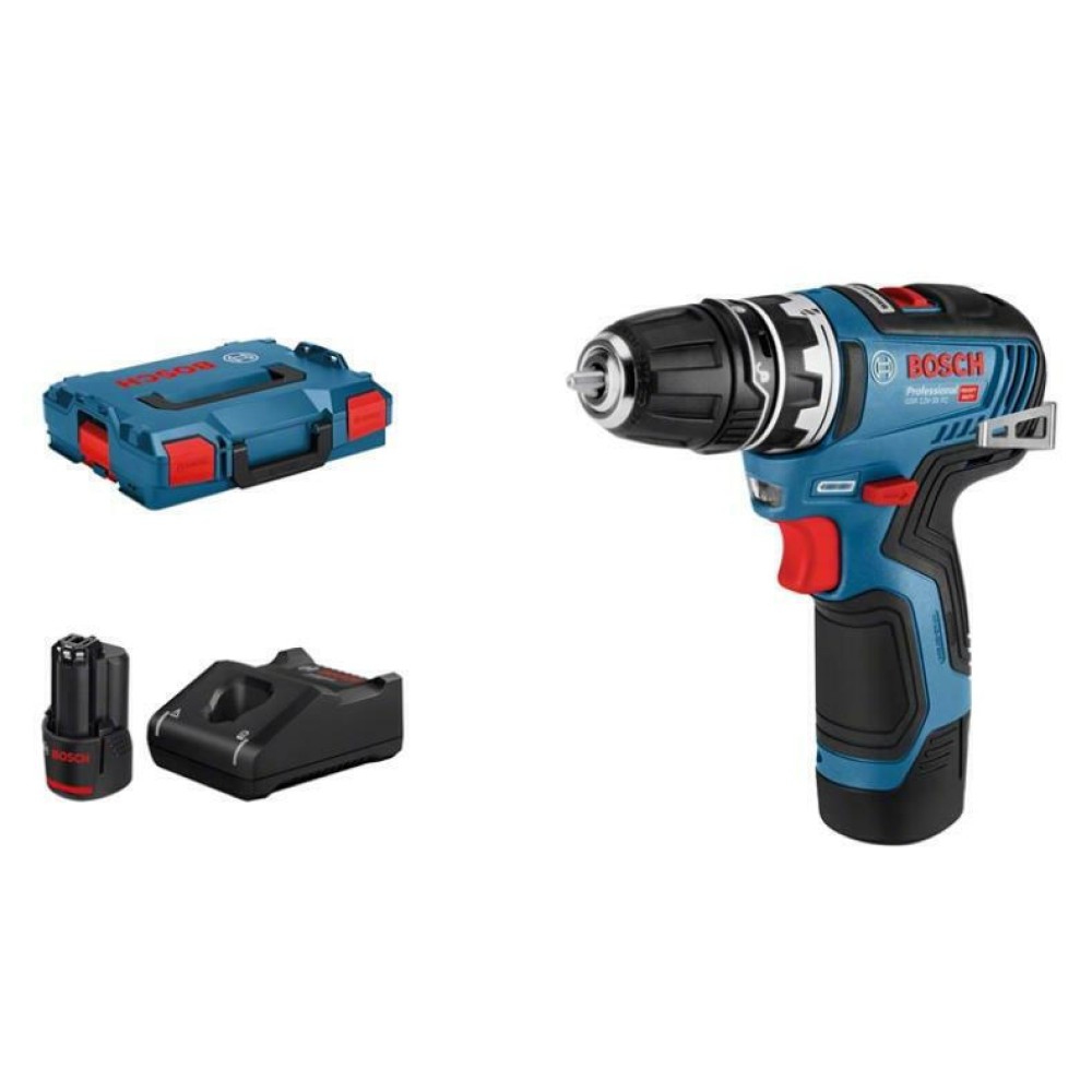 GSR 12V-35 FC PROFESSIONAL ΔΡΑΠΑΝΟΚΑΤΣΑΒΙΔΟ ΜΠΑΤΑΡΙΑΣ σε L-BOXX 102 με προσάρτημα τσοκ GFA 12-B (1 600 A00 F5H) με 2 μπαταρίες και ταχυφορτιστή GSR 12V-35 FC PROFESSIONAL ΔΡΑΠΑΝΟΚΑΤΣΑΒΙΔΟ ΜΠΑΤΑΡΙΑΣ σε L-BOXX 102 με προσάρτημα τσοκ GFA 12-B (1 600 A00 F5H) με 2 μπαταρίες και ταχυφορτιστή