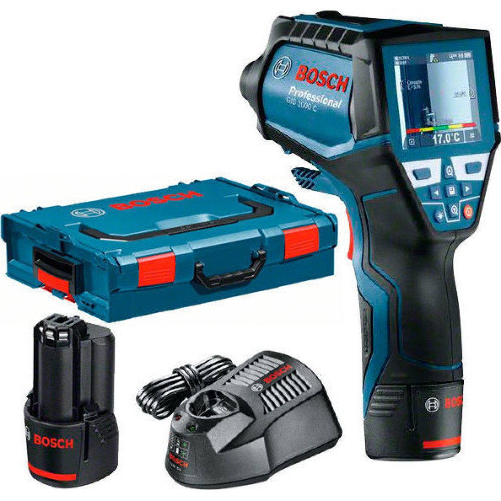GIS 1000 C PROFESSIONAL ΘΕΡΜΙΚΟΣ ΑΝΙΧΝΕΥΤΗΣ σε L-BOXX 136 με 1 μπαταρία GBA 12V 2.0Ah, κάρτα γρήγορης εκκίνησης GIS 1000 C PROFESSIONAL ΘΕΡΜΙΚΟΣ ΑΝΙΧΝΕΥΤΗΣ σε L-BOXX 136 με 1 μπαταρία GBA 12V 2.0Ah, κάρτα γρήγορης εκκίνησης