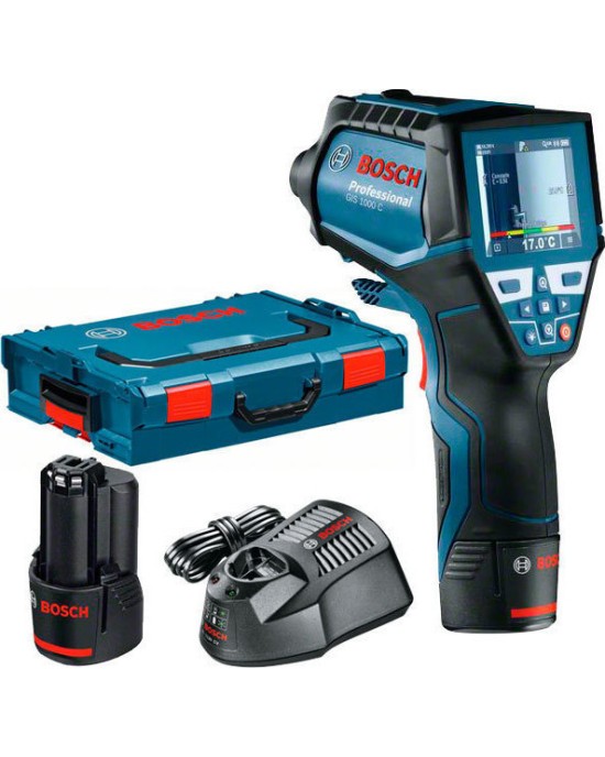 GIS 1000 C PROFESSIONAL ΘΕΡΜΙΚΟΣ ΑΝΙΧΝΕΥΤΗΣ σε L-BOXX 136 με 1 μπαταρία GBA 12V 2.0Ah, κάρτα γρήγορης εκκίνησης GIS 1000 C PROFESSIONAL ΘΕΡΜΙΚΟΣ ΑΝΙΧΝΕΥΤΗΣ σε L-BOXX 136 με 1 μπαταρία GBA 12V 2.0Ah, κάρτα γρήγορης εκκίνησης