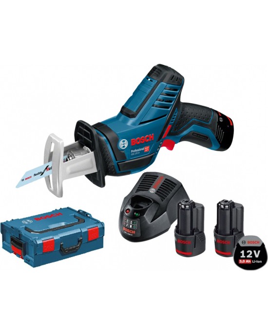 GSA 12V-14 PROFESSIONAL ΣΠΑΘΟΣΕΓΑ ΜΠΑΤΑΡΙΑΣ με 2 μπαταρίες και ταχυφορτιστή σε L-BOXX 102 με πριονόλαμα σπαθόσεγας GSA 12V-14 PROFESSIONAL ΣΠΑΘΟΣΕΓΑ ΜΠΑΤΑΡΙΑΣ με 2 μπαταρίες και ταχυφορτιστή σε L-BOXX 102 με πριονόλαμα σπαθόσεγας
