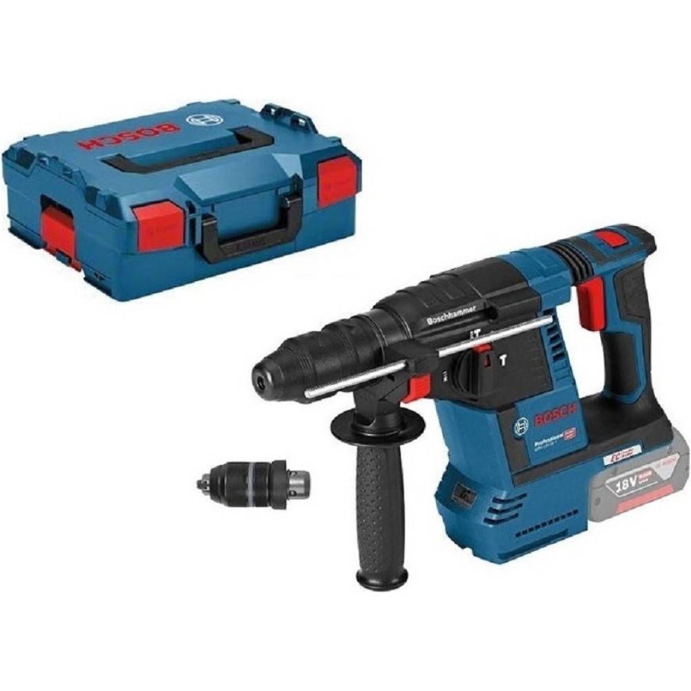 GBH 18V-26F PROFESSIONAL ΠΕΡΙΣΤΡΟΦΙΚΟ ΠΙΣΤΟΛΕΤΟ ΜΠΑΤΑΡΙΑΣ ΜΕ SDS PLUS σε L-BOXX 136 με πρόσθετη χειρολαβή GBH 18V-26F PROFESSIONAL ΠΕΡΙΣΤΡΟΦΙΚΟ ΠΙΣΤΟΛΕΤΟ ΜΠΑΤΑΡΙΑΣ ΜΕ SDS PLUS σε L-BOXX 136 με πρόσθετη χειρολαβή