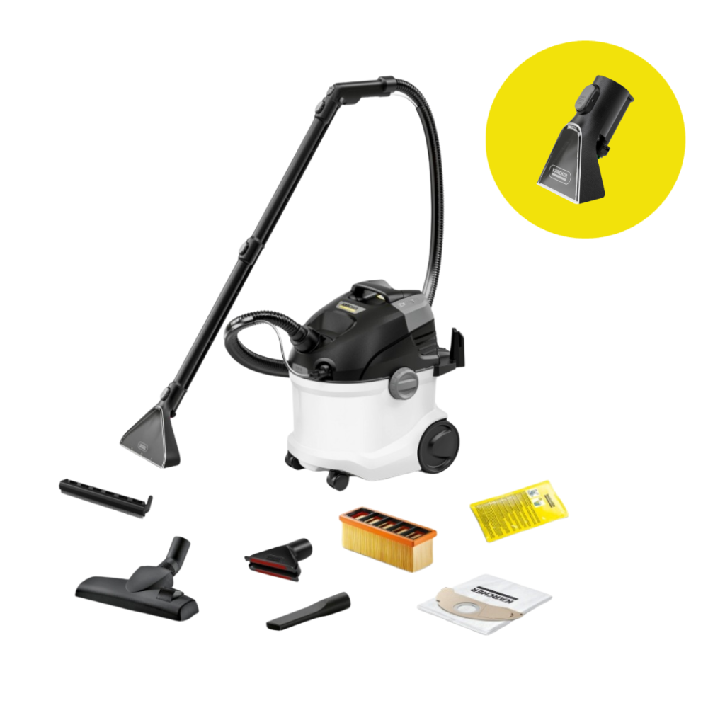 KARCHER SE 5 Μηχανή Πλύσης-Απόπλυσης Υφασμάτινων επιφανειών+ ΔΩΡΟ ΕΞΑΡΤΗΜΑ ΧΕΙΡΟΣ 