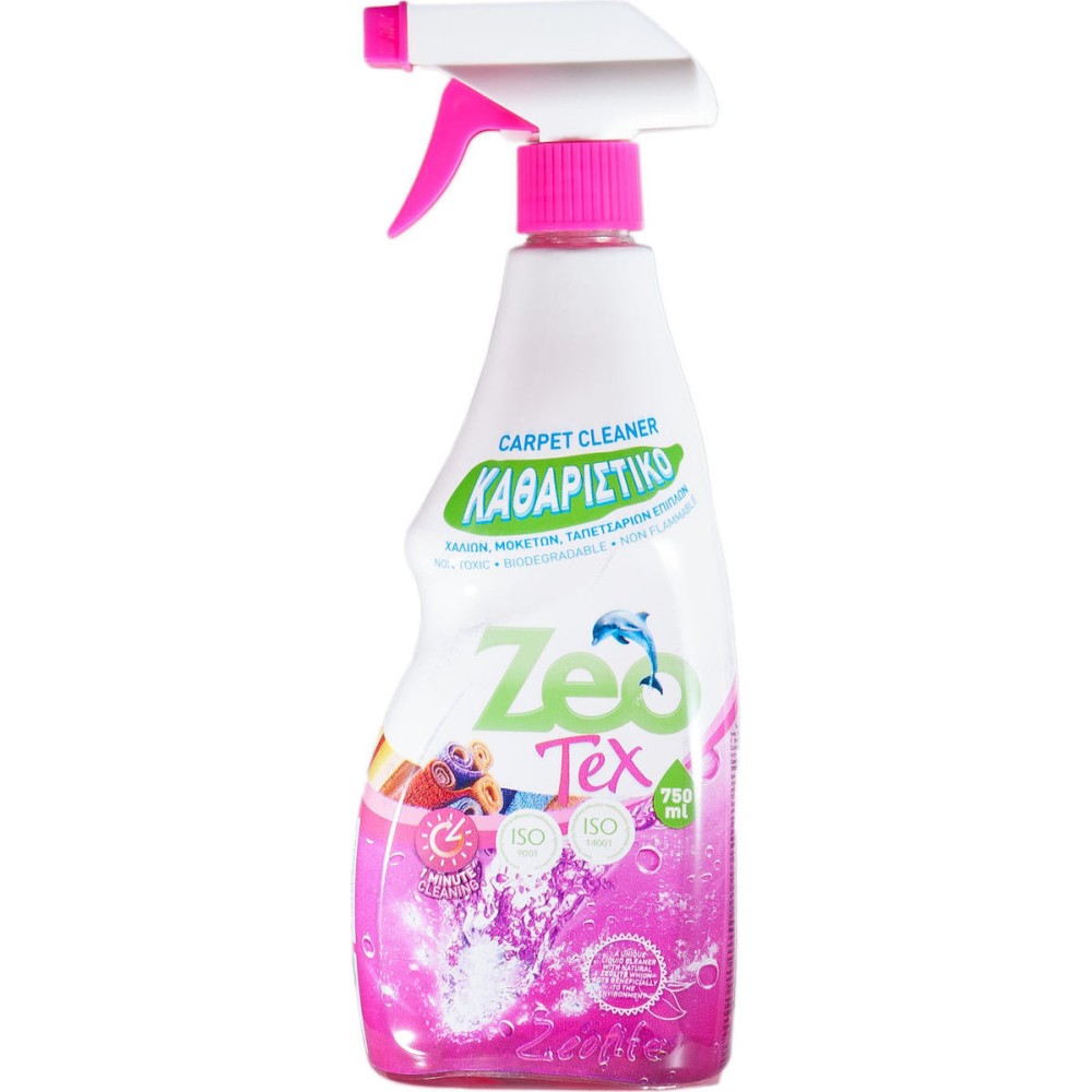 Zeo Tex - Καθαριστικό για χαλιά, μοκέτες, ταπετσαρίες επίπλων 750ml Zeo Tex - Καθαριστικό για χαλιά, μοκέτες, ταπετσαρίες επίπλων 750ml
