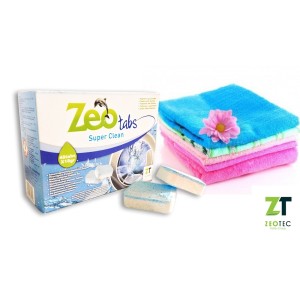 Zeo Tabs Super Clean - Αποσκληρυντικό νερού για πλυντήρια ρούχων 15 Ταμπλέτες