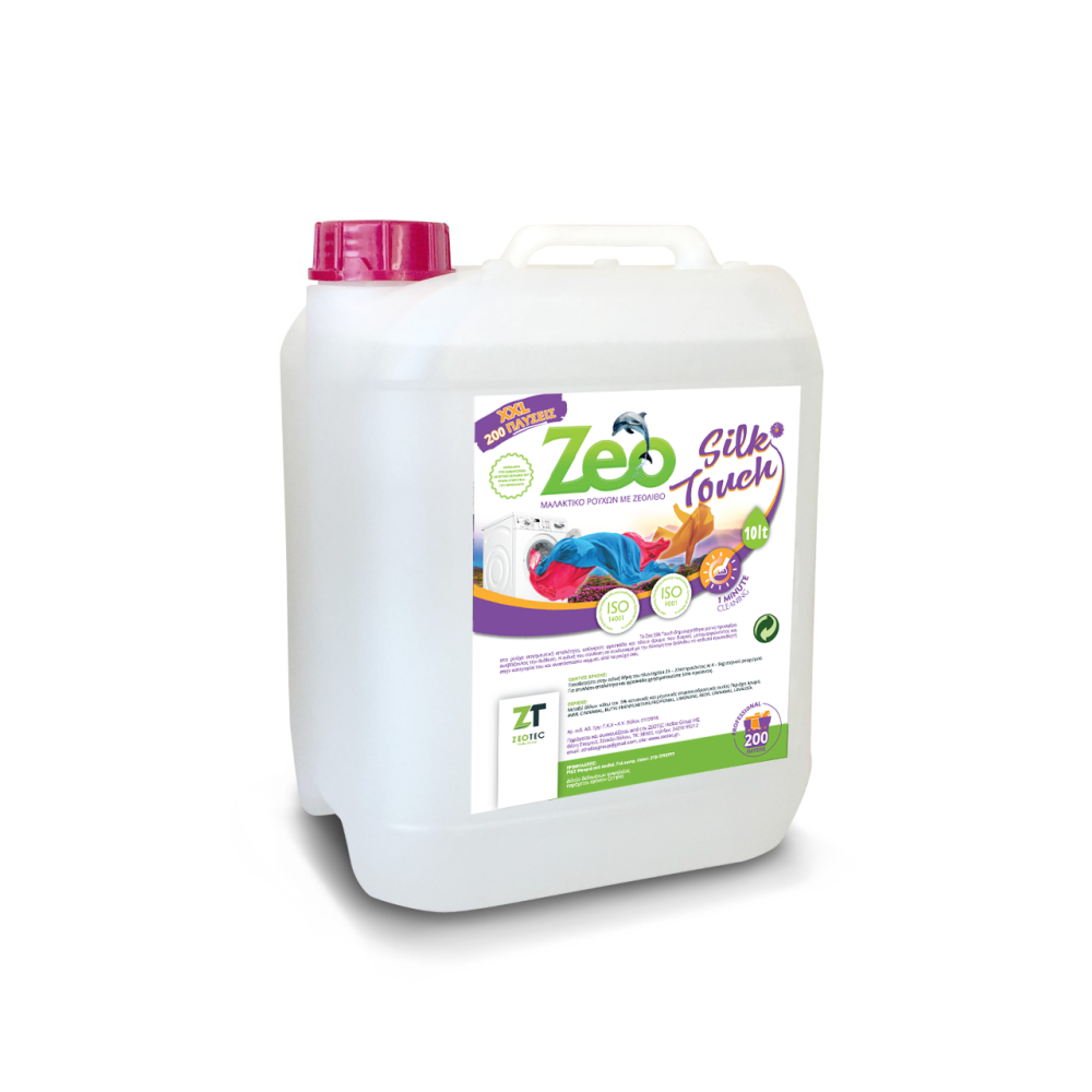 Zeo Silk Touch - Μαλακτικό πλυντηρίου ρούχων με άρωμα λουλουδιών και νότες Ανατολής 10lt