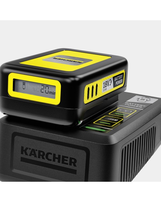 KARCHER BATTERY POWER 18 V Φορτιστής ταχείας φόρτισης KARCHER BATTERY POWER 18 V Φορτιστής ταχείας φόρτισης